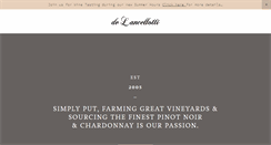 Desktop Screenshot of delancellottifamilyvineyards.com